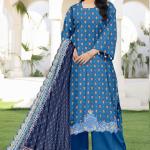 Seraphic Neno Kari Lawn with Katwork Dupatta – Design 9