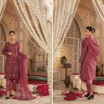 Momina's Mehroon DESIGN-01 Vol-03