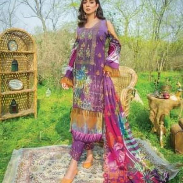 Lawn Stitched Suit 1