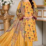 Zoella lawn Musturd Divine 04