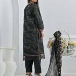 Black Cotton Suit Haseen Ehsas