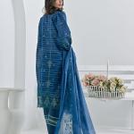 Blue Cotton Suit Haseen Ehsas