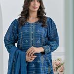 Blue Cotton Suit Haseen Ehsas